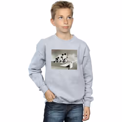 Disney - Sweat CRAZY PILOT - Garçon (Gris chiné)