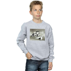 Disney - Sweat CRAZY PILOT - Garçon (Gris chiné)
