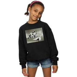 Disney - Sweat CRAZY PILOT - Fille (Noir)