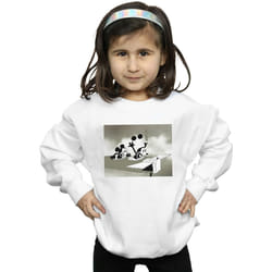 Disney - Sweat CRAZY PILOT - Fille (Blanc)