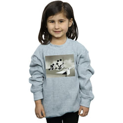 Disney - Sweat CRAZY PILOT - Fille (Gris chiné)