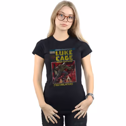 Marvel - T-shirt YOURSELF - Femme (Noir)