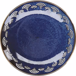 LeMikasa Satori de porcelaine Seigaiha de 22 cm assiette latérale fait partie de de la collection Satori Living.Pour ceux qui ...