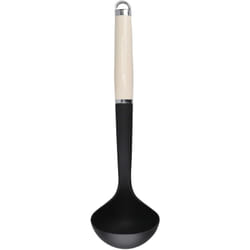 Kitchenaid - Deep Ladle de Kitchen with Ergonomic Handle, Black and Beige.