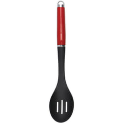 Kitchenaid - Ladle de Grid de Ladle de cuisson avec poignée ergonomique, noir et rouge