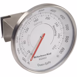KitchenAid - Thermomètre de four réglable : Un cadran extra-large et coloré de 7,5 cm rend ce de thermomètre de four facile d ...