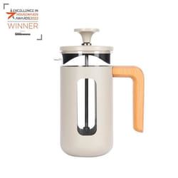 Cafetiere à piston - KITCHEN CRAFT - La Cafetière Pisa - 3 tasses - Acier inoxydable - Verre borosilicaté