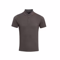Premier - Polo piqué COOLCHECKER - Homme (Gris foncé)