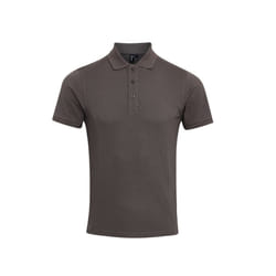 Premier - Polo piqué COOLCHECKER - Homme (Gris foncé)