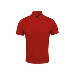 Premier - Polo piqué COOLCHECKER - Homme (Rouge)