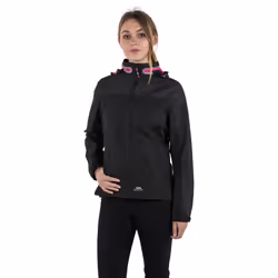 Trespass - Veste de randonnée ATTRACTION - Femme (Noir/ motifs réfléchissant) - Vue supplémentaire 2