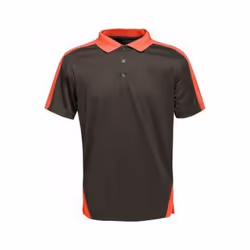 Regatta - Polo de sport CONTRAST - Homme (Noir / rouge)