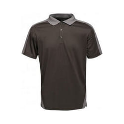 Regatta - Polo de sport CONTRAST - Homme (Noir / gris)