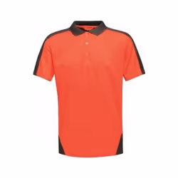 Regatta - Polo de sport CONTRAST - Homme (Rouge / noir)