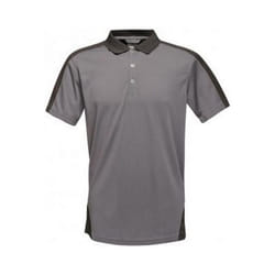 Regatta - Polo de sport CONTRAST - Homme (Gris / noir)