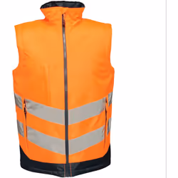 Regatta - Gilet PRO - Hommes (Orange / bleu marine)