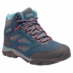 Regatta - Chaussures montantes de randonnée HOLCOMBE - Unisexe (Bleu sarcelle/rose foncé)