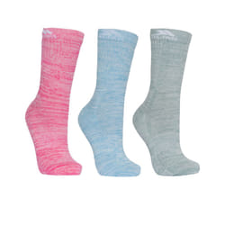 Trespass - Chaussettes de marche HELVELLYN - Femme (Rose/bleu/vert)