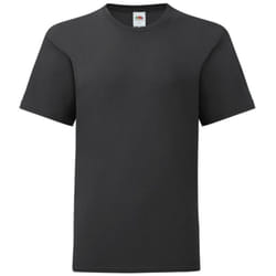 Fruit Of The Loom - T-shirt manches courtes ICONIC -  Unisexe (Noir)