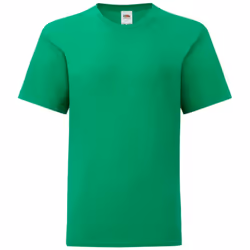 Fruit Of The Loom - T-shirt manches courtes ICONIC -  Unisexe (Vert)