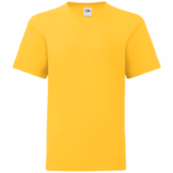 Fruit Of The Loom - T-shirt manches courtes ICONIC -  Unisexe (Jaune)