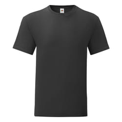 Fruit Of The Loom - T-shirt ICONIC - Hommes (Noir)