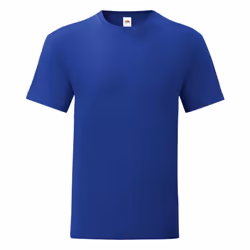 Fruit Of The Loom - T-shirt ICONIC - Hommes (Bleu)