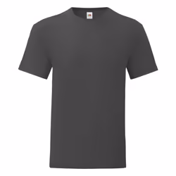 Fruit Of The Loom - T-shirt ICONIC - Hommes (Gris foncé)