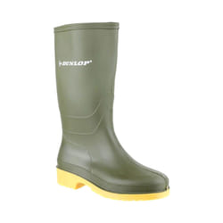 Dunlop - Bottes de pluie DULL - Enfants (Vert)