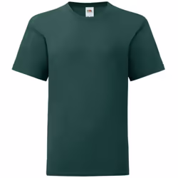 Fruit Of The Loom - T-shirt manches courtes ICONIC - Unisexe (Vert foncé)