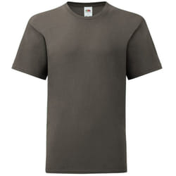 Fruit Of The Loom - T-shirt manches courtes ICONIC -  Unisexe (Gris foncé)