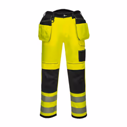 Portwest - Pantalon PW3 - Homme (Jaune / noir)