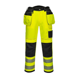 Portwest - Pantalon PW3 - Homme (Jaune / noir)