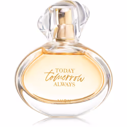 Comme son nom l’indique, l’eau de parfum Avon TODAY Tomorrow Always Forever fera votre plaisir aujourd’hui comme demain, en b ...