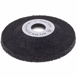 Diamètre = 50mm Taille de l'alésage = 10mm Type de roue = Meule Série = APA Ces disques de meulage en métal à moyeu déporté d ...
