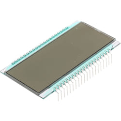 Rs Pro - Afficheur monochrome lcd 7 segments 1 ligne de 4 caractères ( Prix pour 1 )