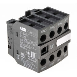 ABB - Contact auxiliaire 4 contacts 2 nf + 2 no à vis CA4 ( Prix pour 1 )