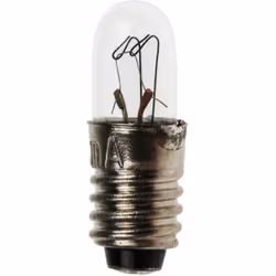 Tension = 14 V Base de la lampe = E5 Courant = 50 mA Diamètre = 5.7mm Taille de la lampe = T1 1/2 Longueur = 17,5 mm Couleur  ...