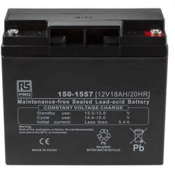 Rs Pro - Batterie au plomb étanche 12V 18Ah cyclique ( Prix pour 1 )
