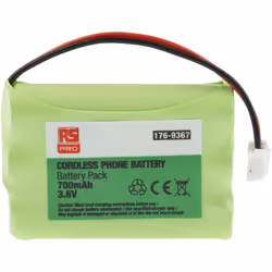 Chimie = NiMH Tension nominale = 3.6V Nombre d'éléments = 3 Capacité = 700mAh Type de terminaison = Fil Taille = AAA Bloc-bat ...