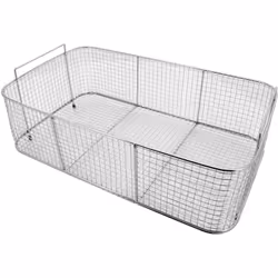 Type d'accessoire = Panier A utiliser avec = Cuve de nettoyage à ultrasons 27 L. Dimensions = 465 x 270 x 125mm Hauteur = 125 ...