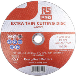 Disque abrasif Rs Pro P120, ø 230mm, par 5 ( Prix pour Paquet de 5 )