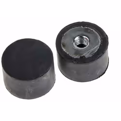 Type de lame = Plot antivibratoire femelle Taille de filetage = M8 Diamètre = 30mm Hauteur hors tout = 20mm Matériau = Acier  ...