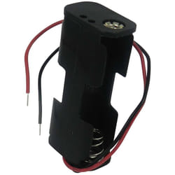 Porte-pile 2 x Rs Pro aa, raccordement Fils ( Prix pour 1 )
