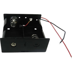 Porte-pile 2 x Rs Pro d, raccordement Fils ( Prix pour 1 )
