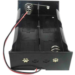 Porte-pile 4 x Rs Pro d, raccordement Fils ( Prix pour 1 )