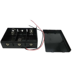 Porte-pile 3 x Rs Pro c, raccordement Fils ( Prix pour 1 )