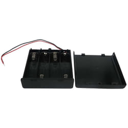 Porte-pile 4 x Rs Pro aa, raccordement Fils ( Prix pour 1 )