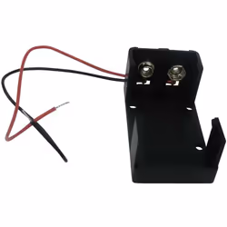 Pour taille de batterie = 9 V PP3 Montage = Fils Type = Batterie de sauvegarde Dimensions = 54 x 29.6 x 20.6mm