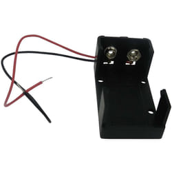 Porte-pile Rs Pro 9 v PP3, raccordement Fils ( Prix pour 1 )